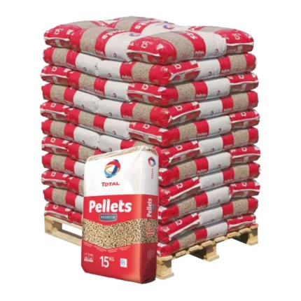 Granulés de Bois Premium TotalEnergies (DIN+/EN+ A1) - Palette 990kg